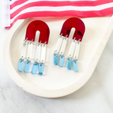 Patriotic Audrey Earrings
