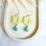 Quartz Elyn Earrings- Jade