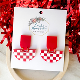 Game Day Betty Earrings- Red