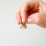 Gold-filled Dasiy Huggies