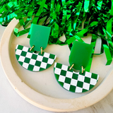 Game Day Betty Earrings- Green