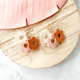 Blushing Blooms 3 in 1 Mini Hoop Earrings
