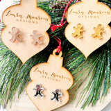 Holiday '22- Gingerbread Stud Earrings