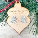 Holiday '22- Gingerbread Stud Earrings