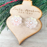 Holiday '22- Snowflake Stud Earrings