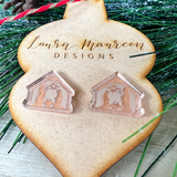 Holiday '22- Nativity Stud Earrings