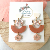 Blushing Blooms Clementine Earrings